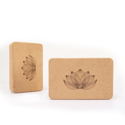 Eco-friendly Yoga Block Cork Sports Home Exercise Wooden