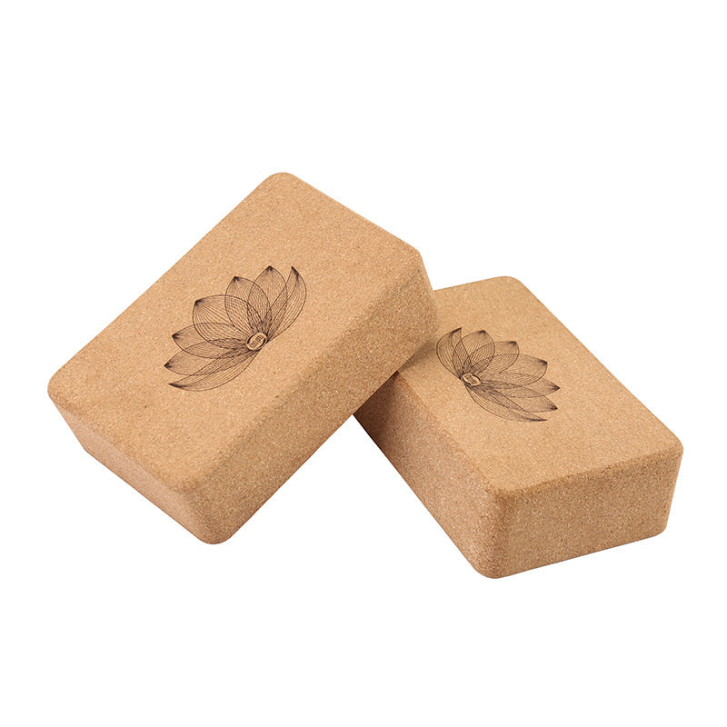 Eco-friendly Yoga Block Cork Sports Home Exercise Wooden