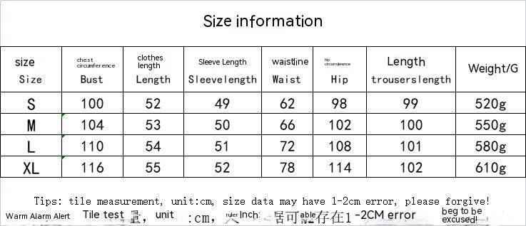 Zipper Fashion Casual Trousers Sweater Casual Suit