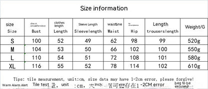 Zipper Fashion Casual Trousers Sweater Casual Suit